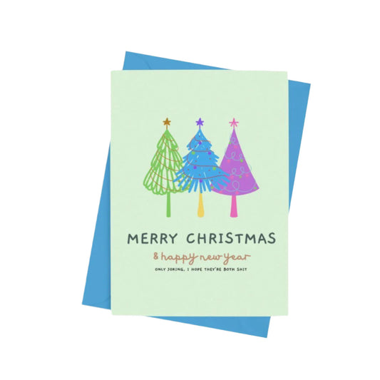 Merry Christmas and Happy New Year Christmas Card