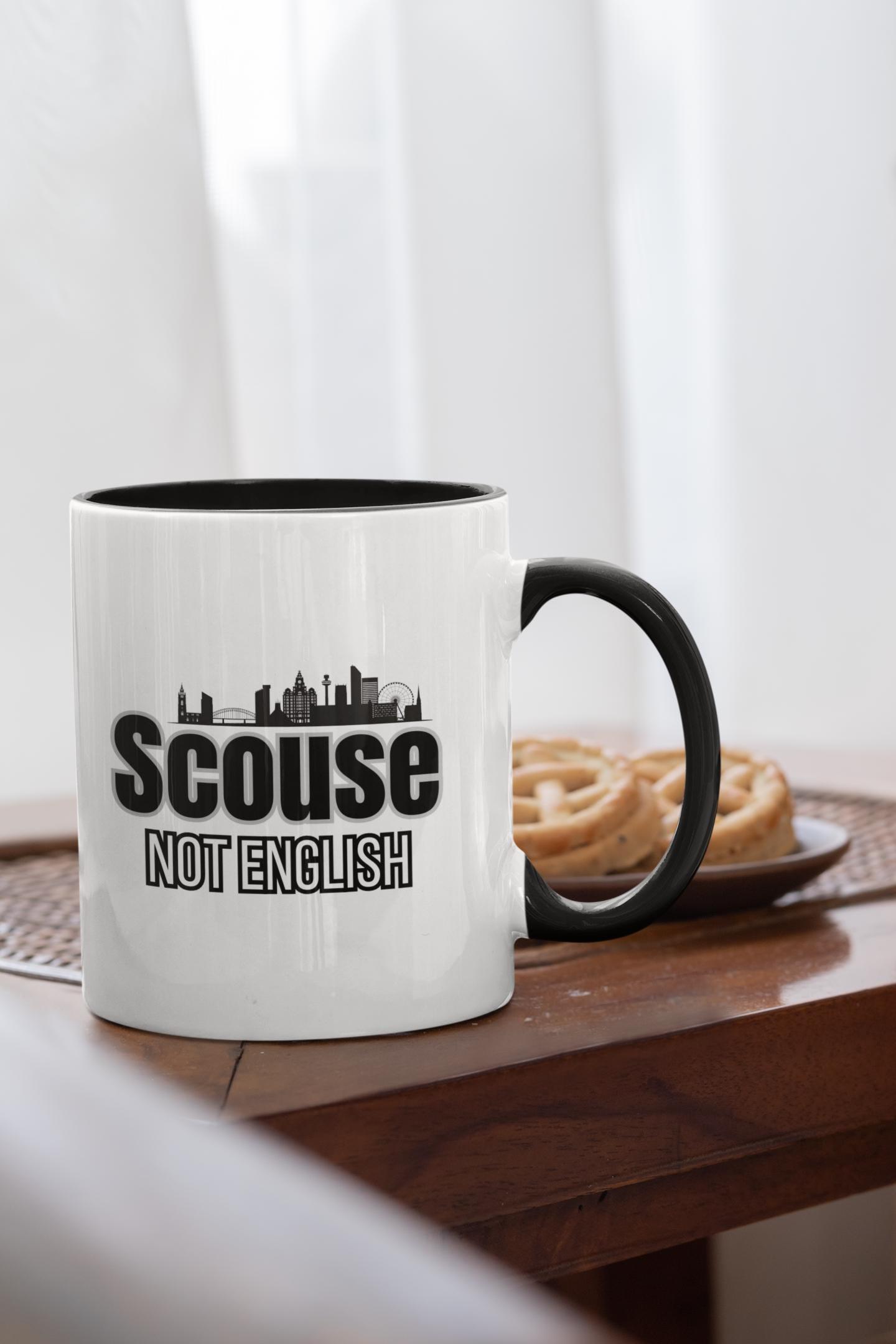 Scouse Not English Mug