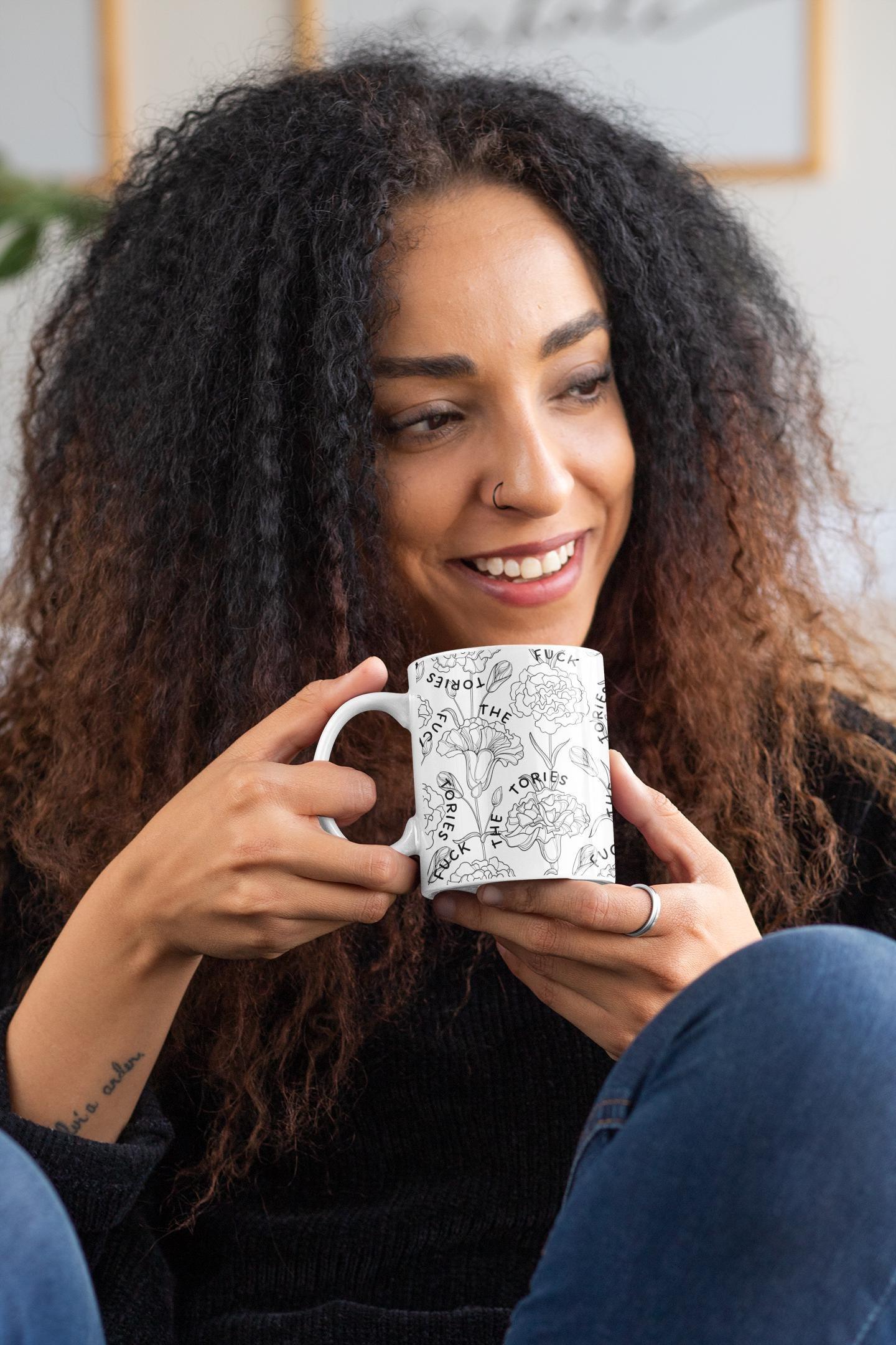 F*ck The Tories Flower Mug