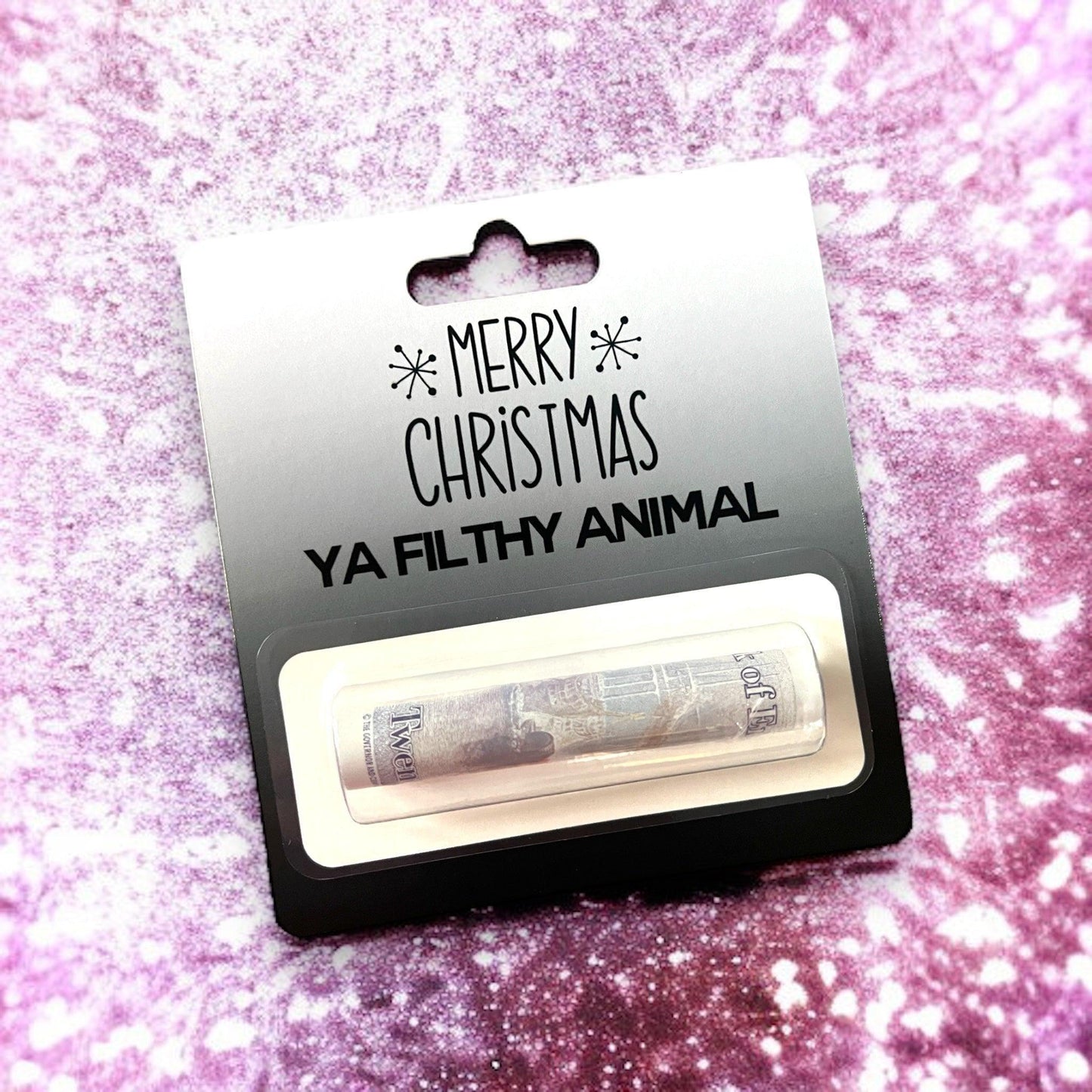 Money Gift Holder - Merry Christmas Ya Filthy Animal