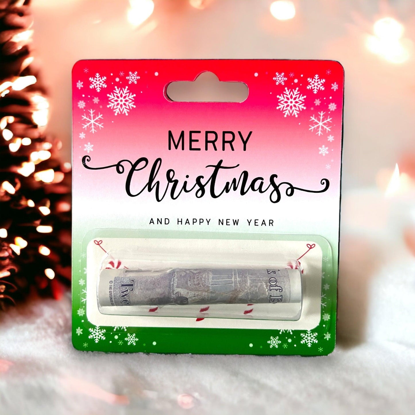 Money Gift Holder - Merry Christmas And Happy New Year