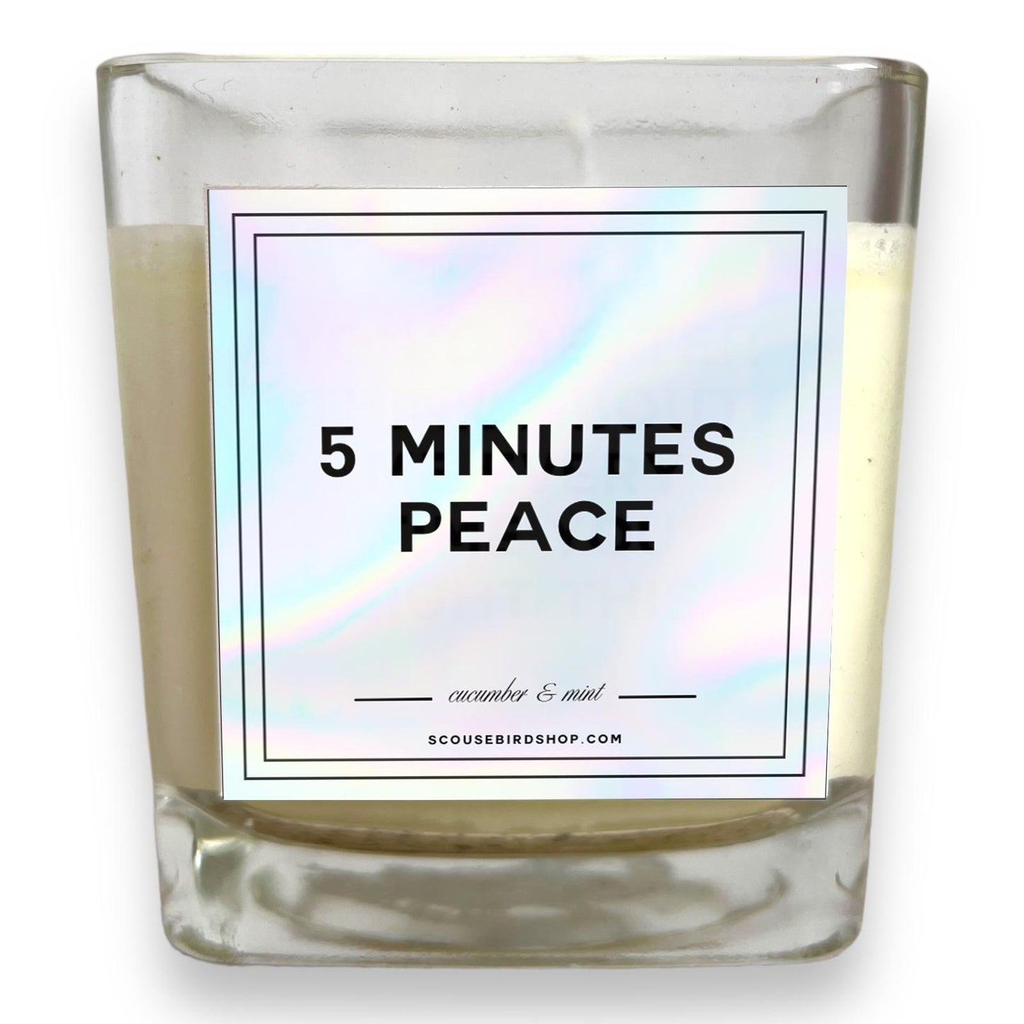 Scented Soy Candle - 5 Minutes Peace
