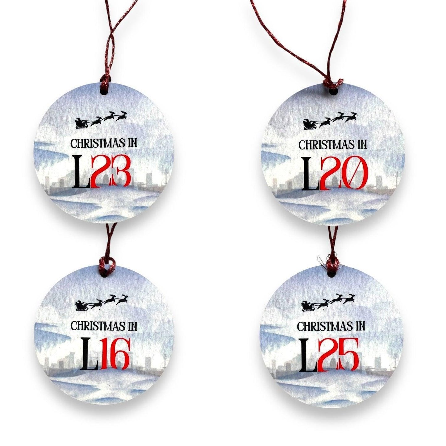 Christmas In Your Liverpool Postcode Christmas Decoration