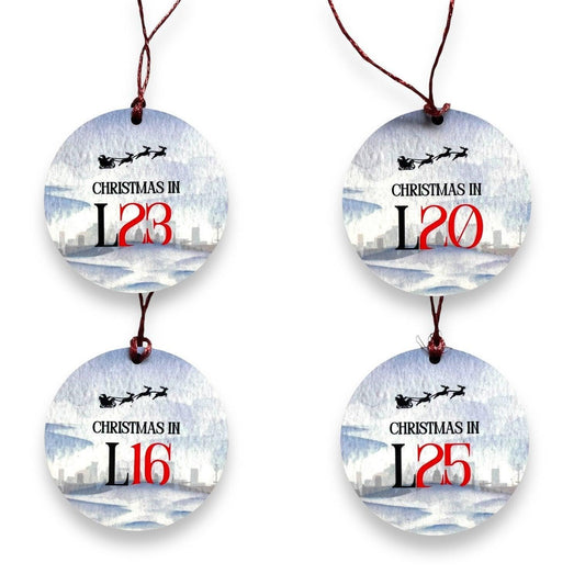 Christmas In Your Liverpool Postcode Christmas Decoration
