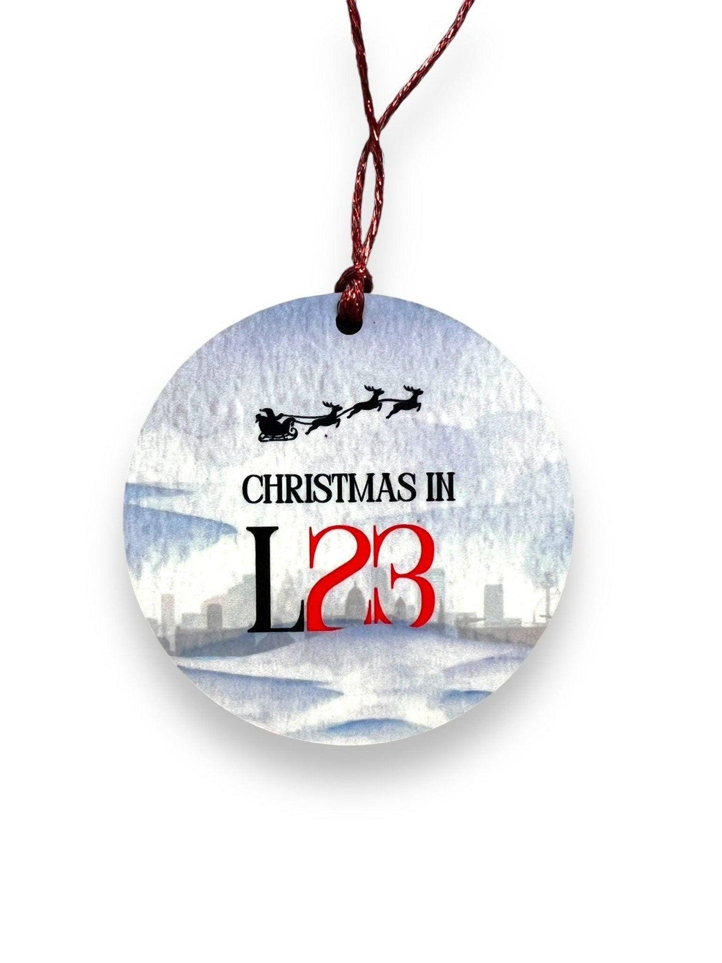 Christmas In Your Liverpool Postcode Christmas Decoration
