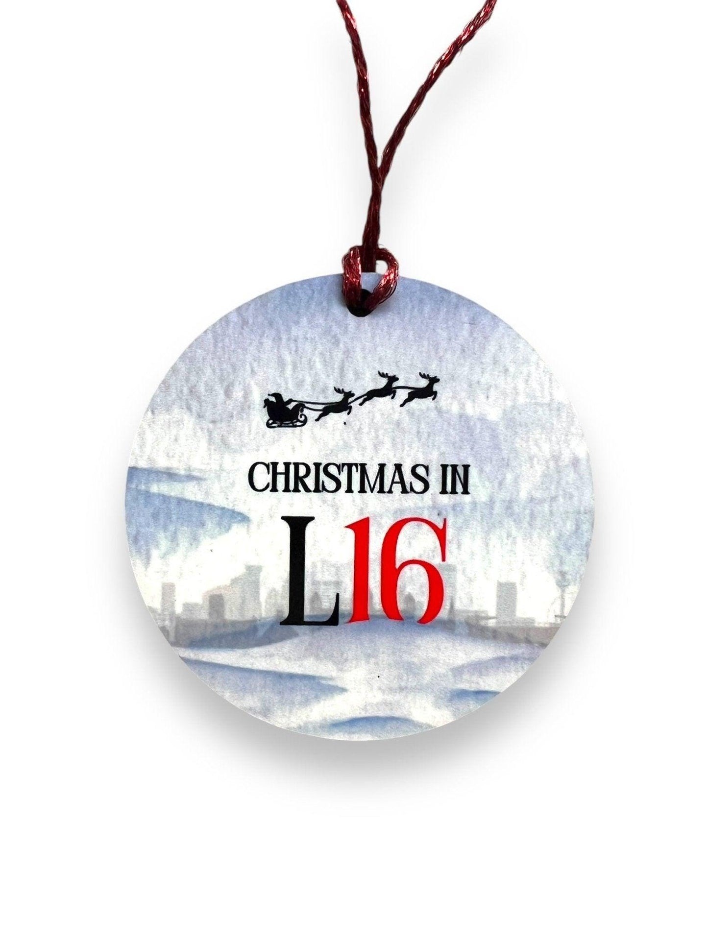 Christmas In Your Liverpool Postcode Christmas Decoration