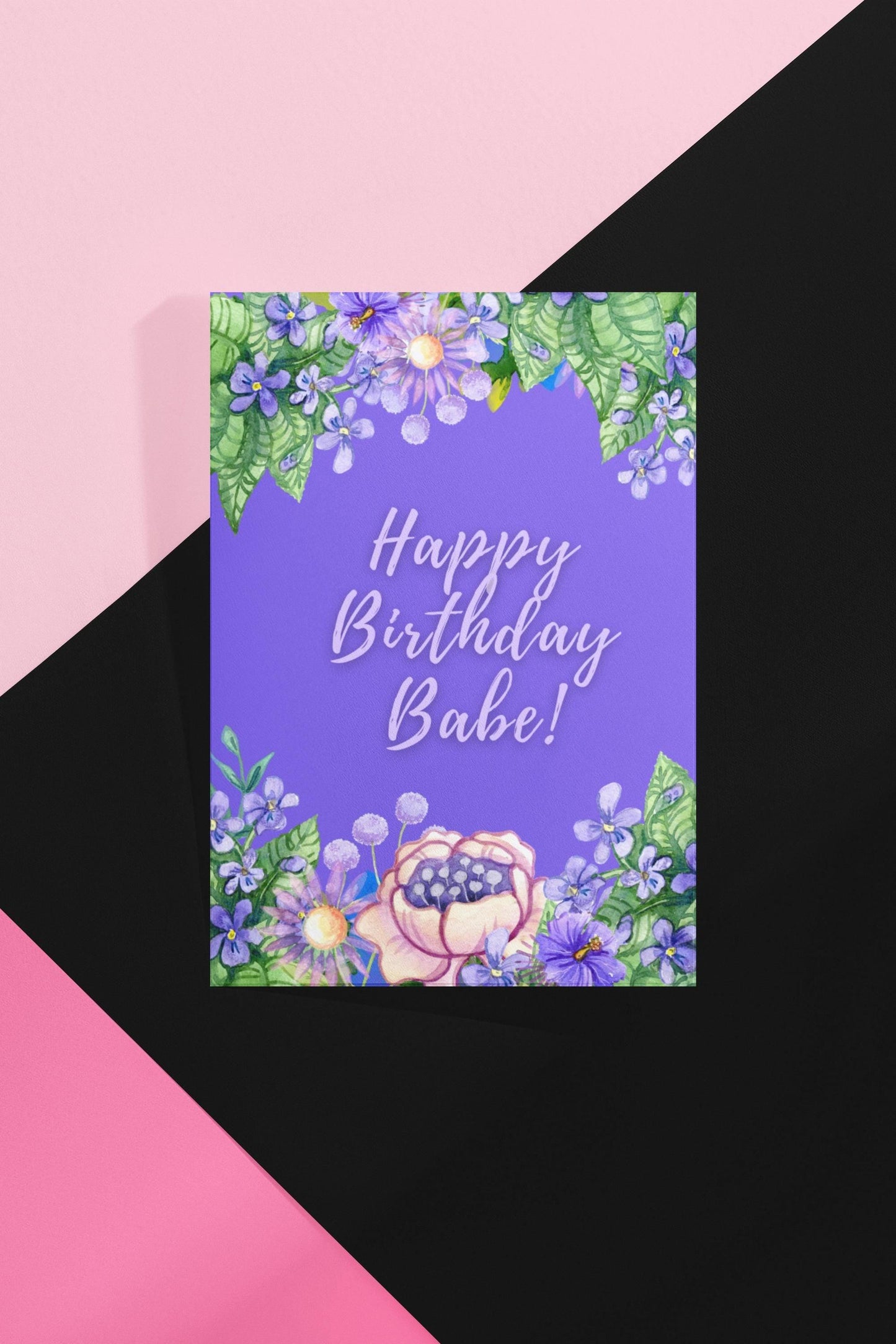 Happy Birthday Babe Card