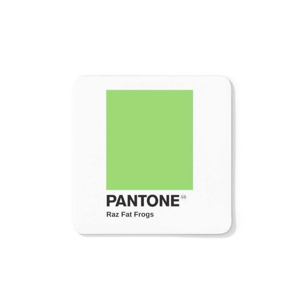 Scouse Pantone Coaster Raz Fat Frogs Green