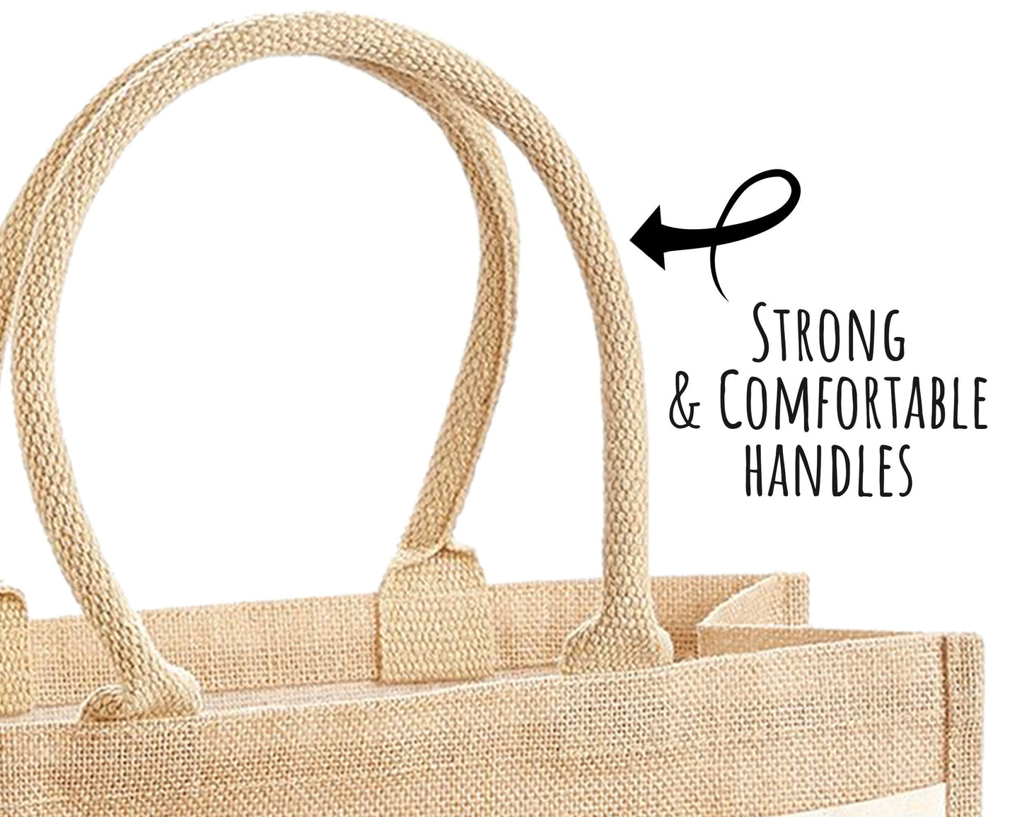 60th Birthday Gift For Women Personalised Jute Bag - Gift For Her Floral Tote Bag Gifts - Sixty 60 Fabulous Since 1966 Shopping Bag BNC60T