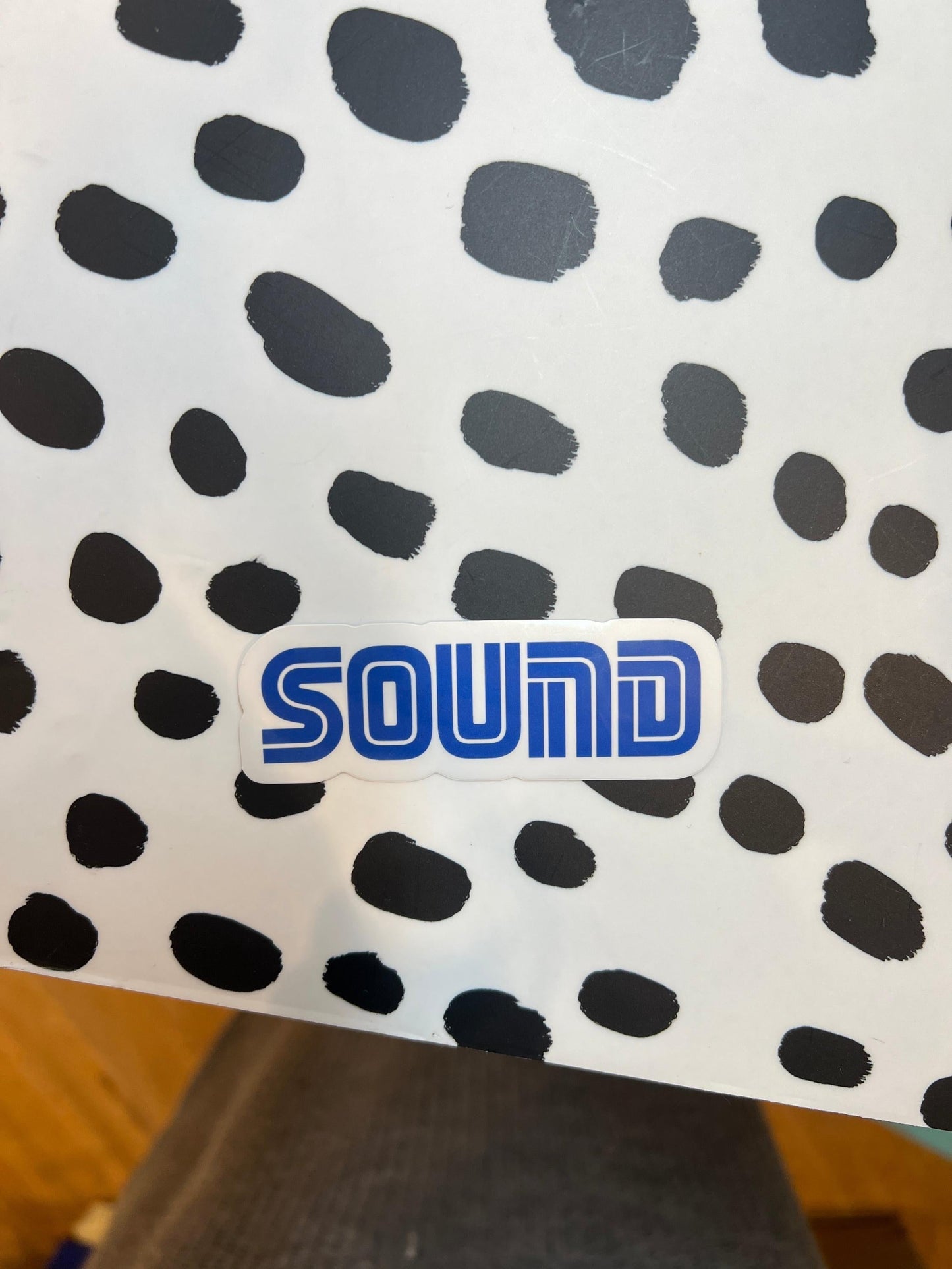 Sound Retro Waterproof Sticker