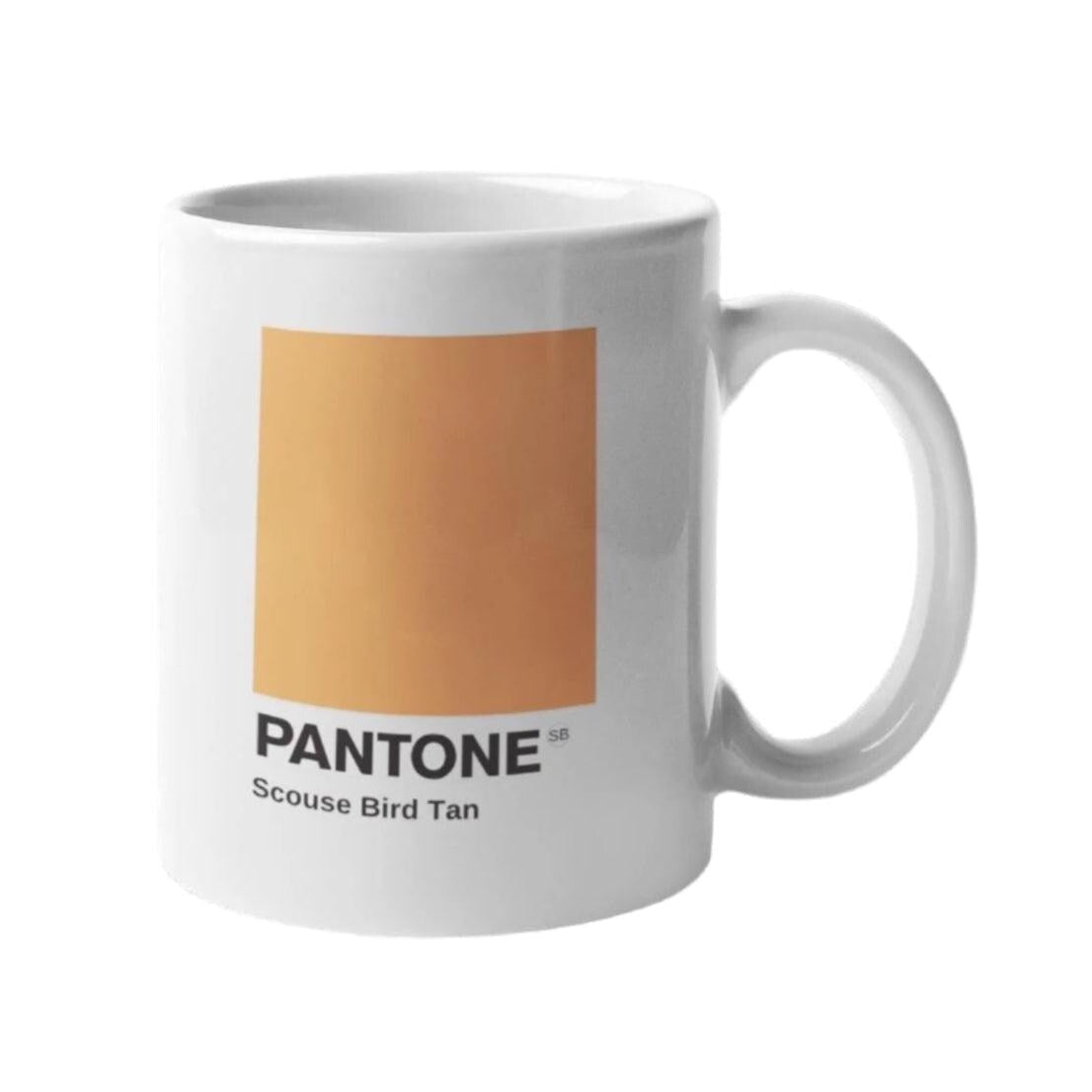Scouse Pantone Mug Scouse Bird Tan Orange