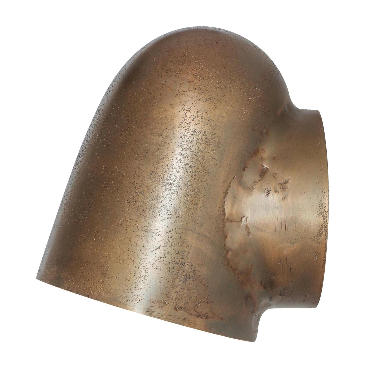 Hopton - Anitque Brass Mast Down Wall Light