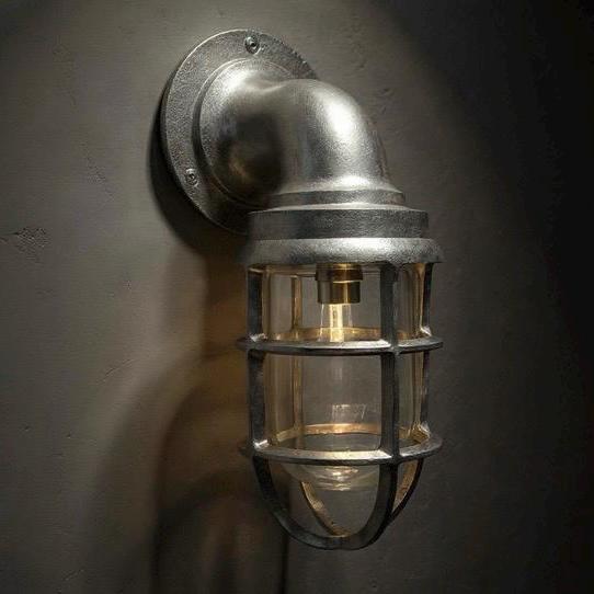 Beachamwell ~ Raw Cast Bulkhead Outdoor & Bathroom Sconce Wall Light ~ 10.5 Inch