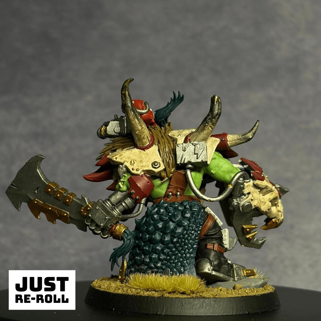 Orks Beastboss - Hand Painted & Tabletop Ready