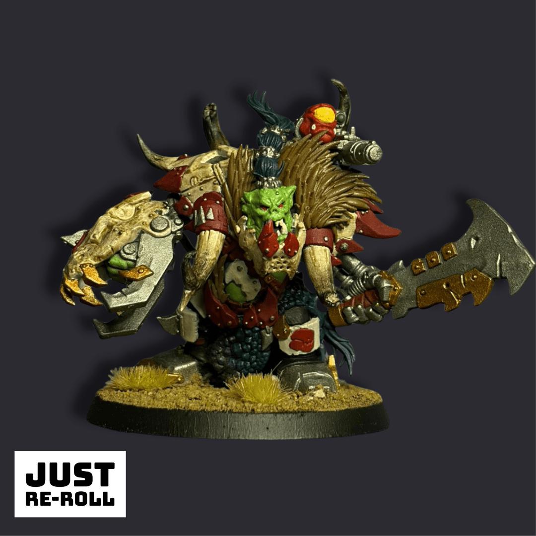 Orks Beastboss - Hand Painted & Tabletop Ready