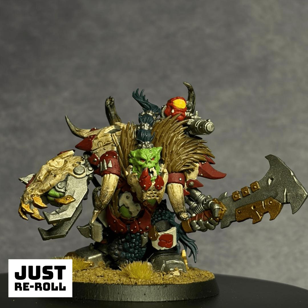 Orks Beastboss - Hand Painted & Tabletop Ready