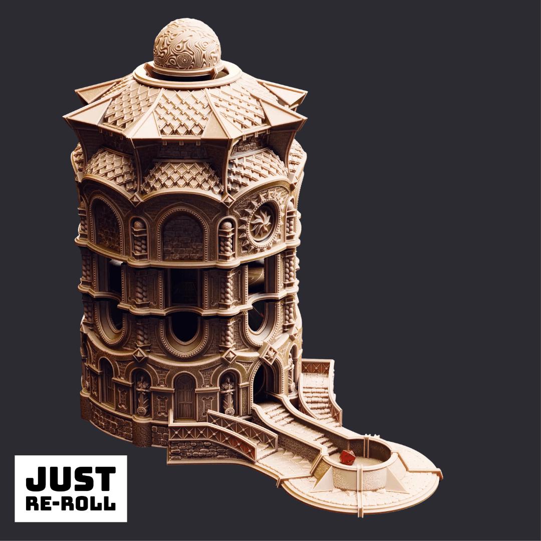 The Spire of Glanion – Sunspire Temple (Playable Dicetower & Terrain)