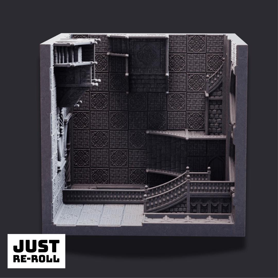 Clashed Realms – Impossible Room - 3D Printed Terrain Miniature