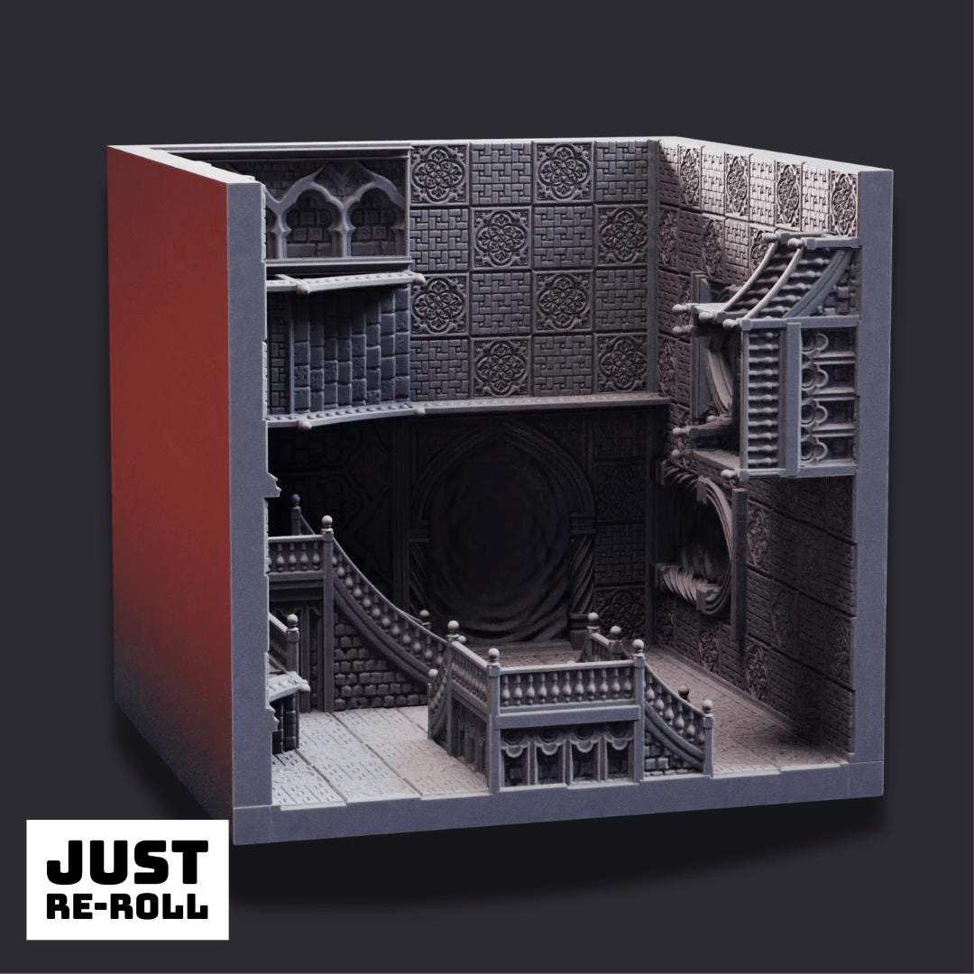 Clashed Realms – Impossible Room - 3D Printed Terrain Miniature