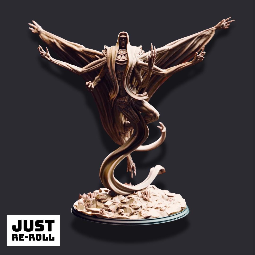 Exelian the Forbidden – Ancient Monstrosity - 3D Printed Monster Character Miniature