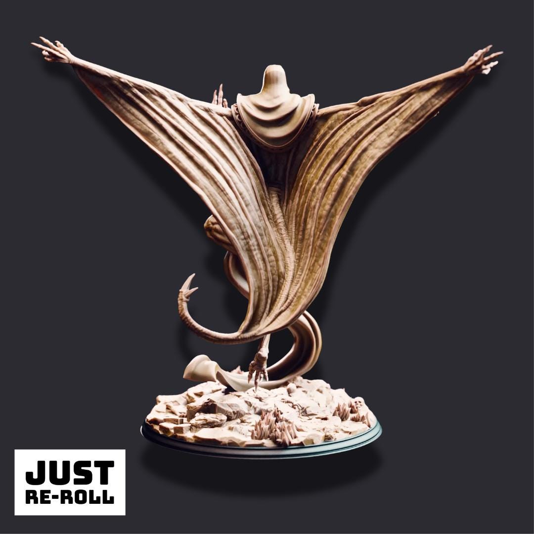 Exelian the Forbidden – Ancient Monstrosity - 3D Printed Monster Character Miniature