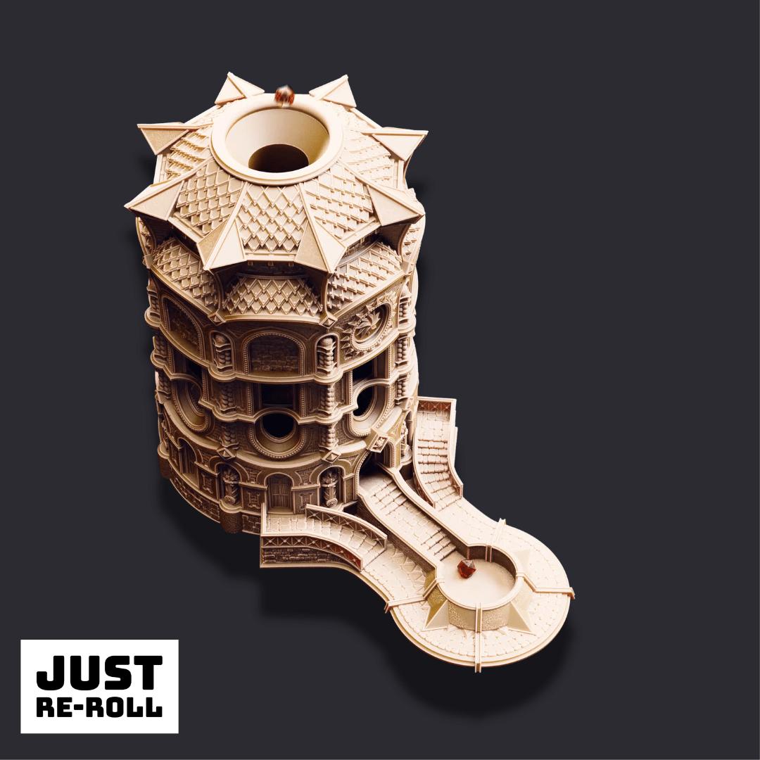 The Spire of Glanion – Sunspire Temple (Playable Dicetower & Terrain)