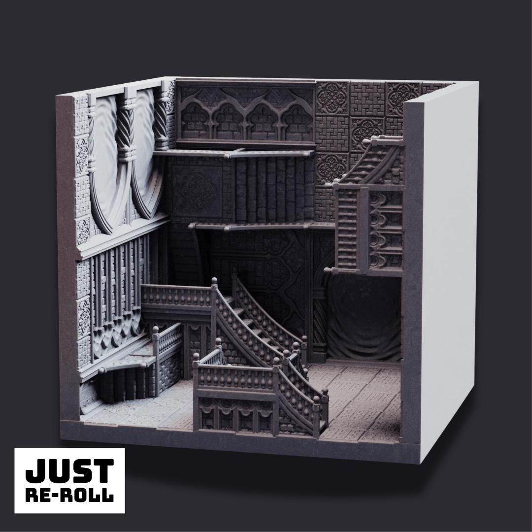 Clashed Realms – Impossible Room - 3D Printed Terrain Miniature