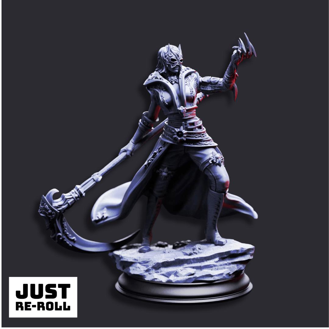 Catarina Von Strassen Eldritch Fiend Hunter - 3D Printed Warlock Character Miniature