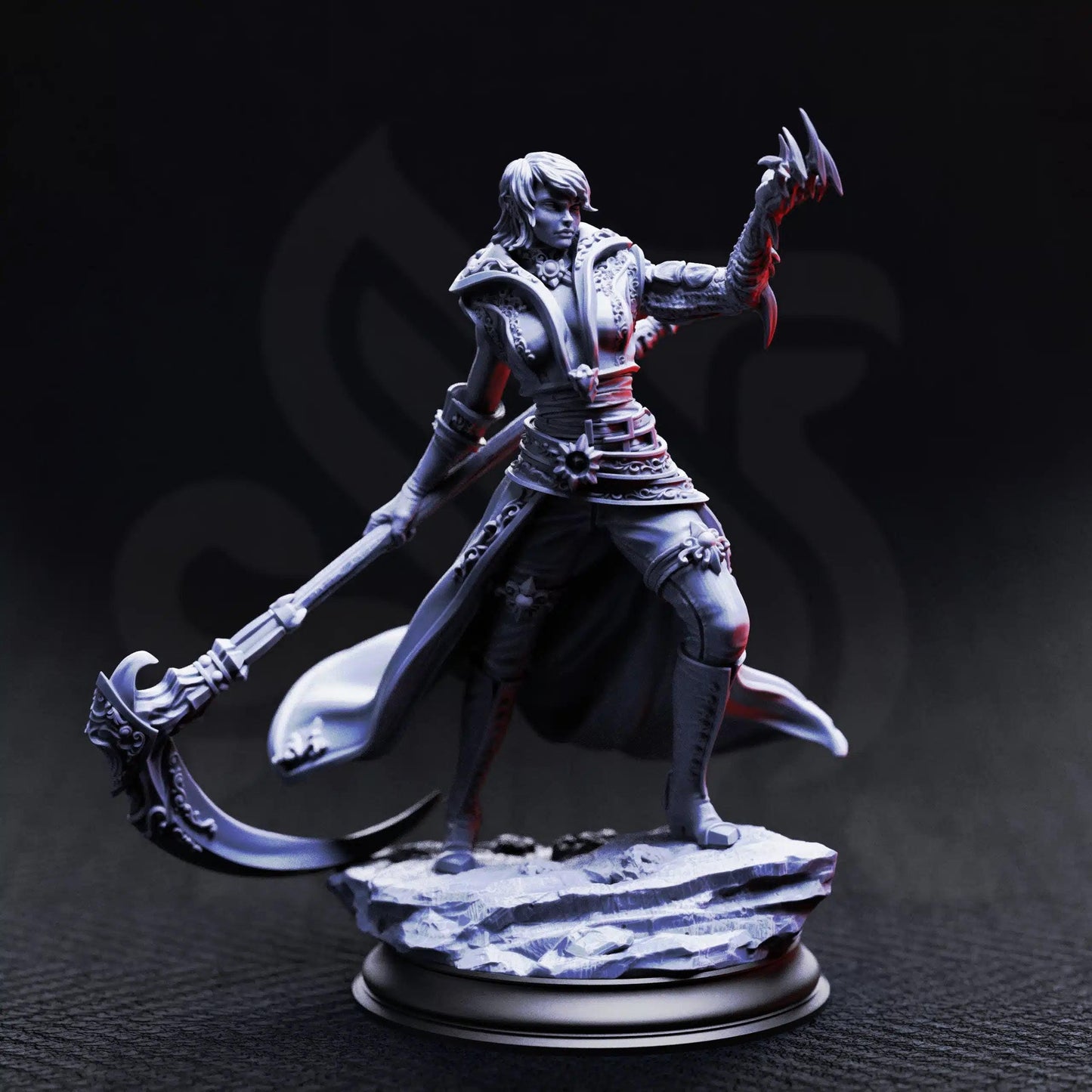 Catarina Von Strassen Eldritch Fiend Hunter - 3D Printed Warlock Character Miniature