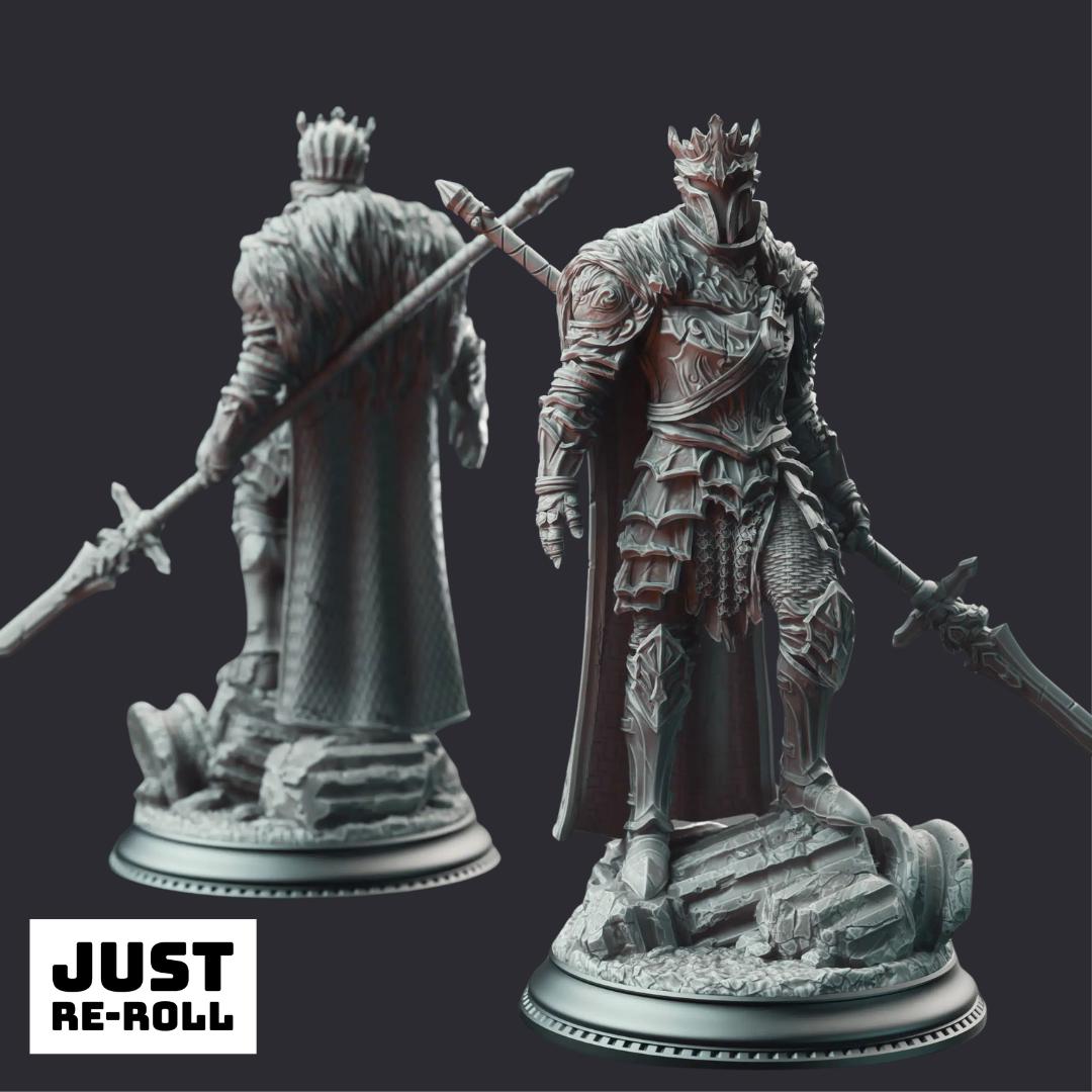Orsinius the Faithless Knight of Pride - 3D Printed Paladin Character Miniature