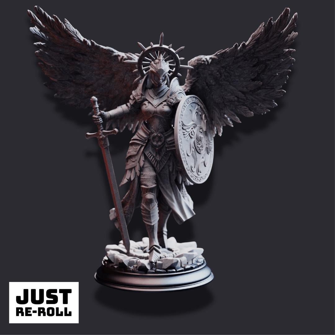 Soleria – The Judge - 3D Printed Paladin Character Miniature