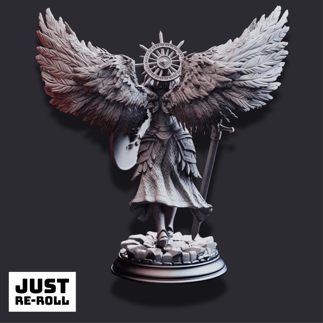 Soleria – The Judge - 3D Printed Paladin Character Miniature