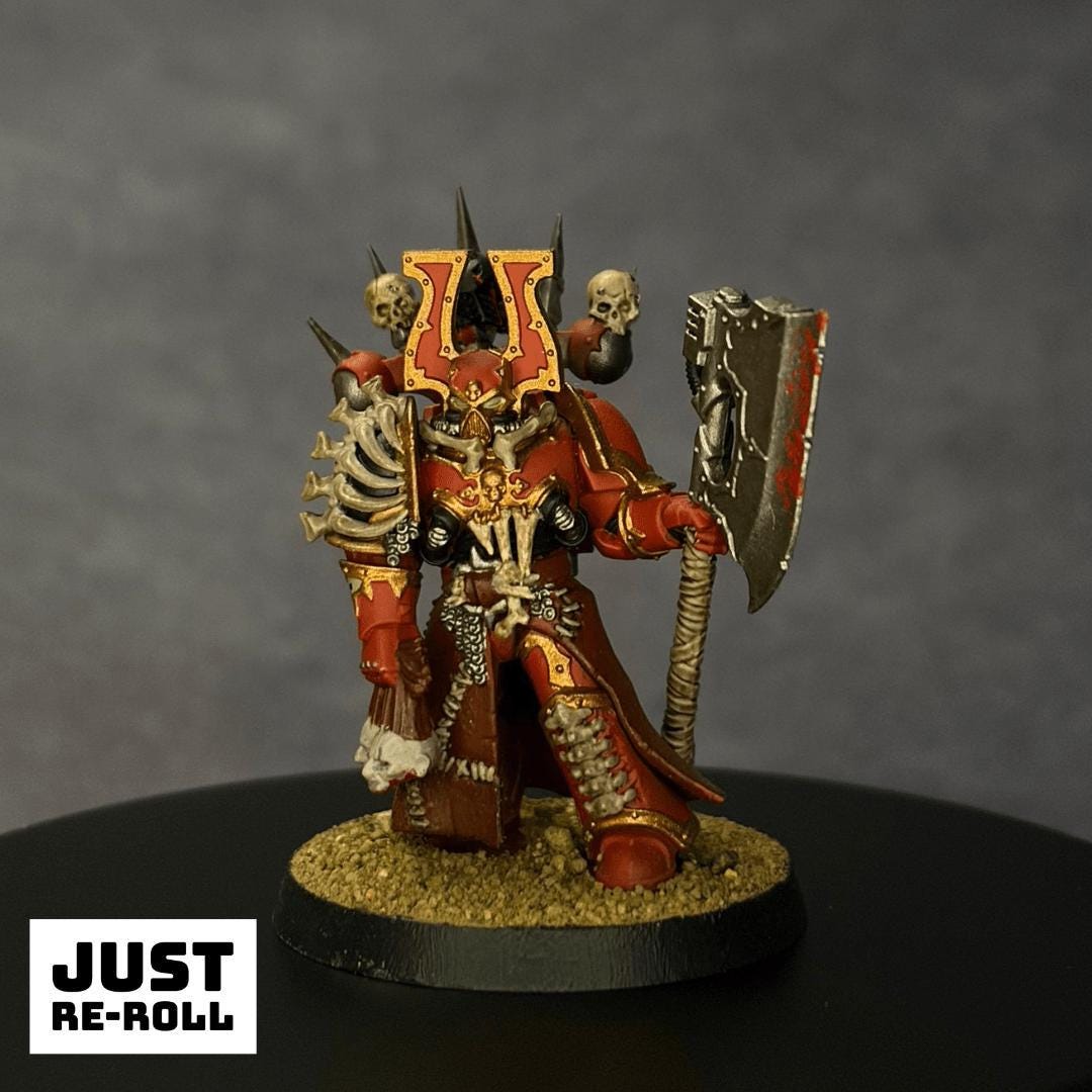 World Eaters Master of Executions - Hand Painted & Tabletop Ready