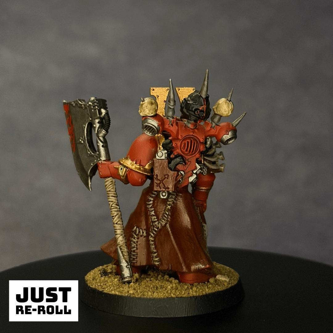 World Eaters Master of Executions - Hand Painted & Tabletop Ready