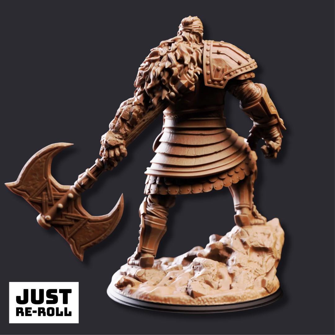 Surtson Fire Jötunn - 3D Printed Monster Miniature
