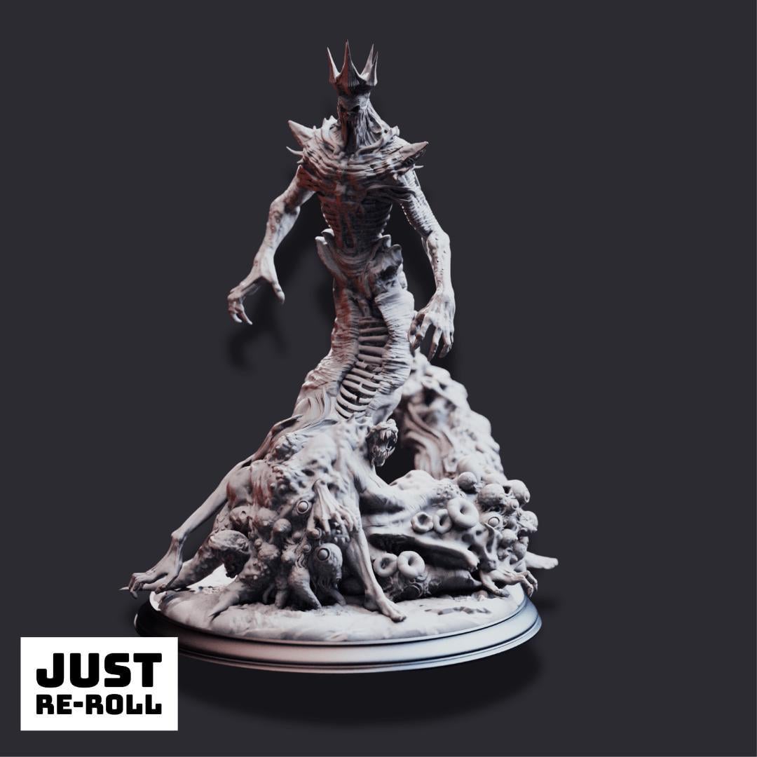 Idinhelieth – Harbinger of Pestilence - 3D Printed Monster Character Miniature