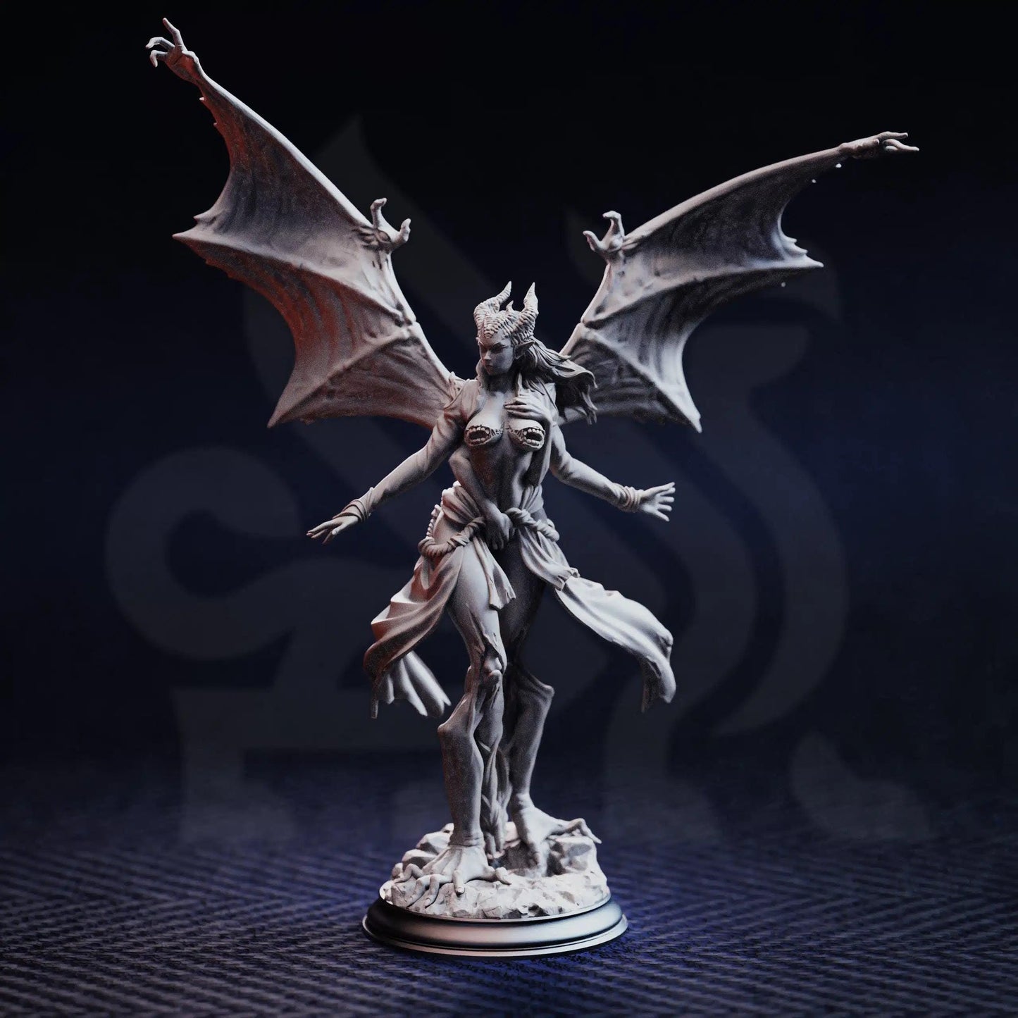 Luxuria of the Second – Devil of Lust & Hatred - 3D Printed Monster Character Miniature