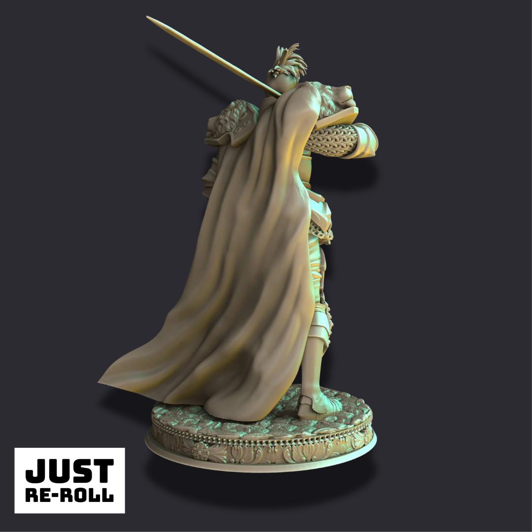 Champion Of The Claw – Pride - 3D Printed Fighter Character Miniature