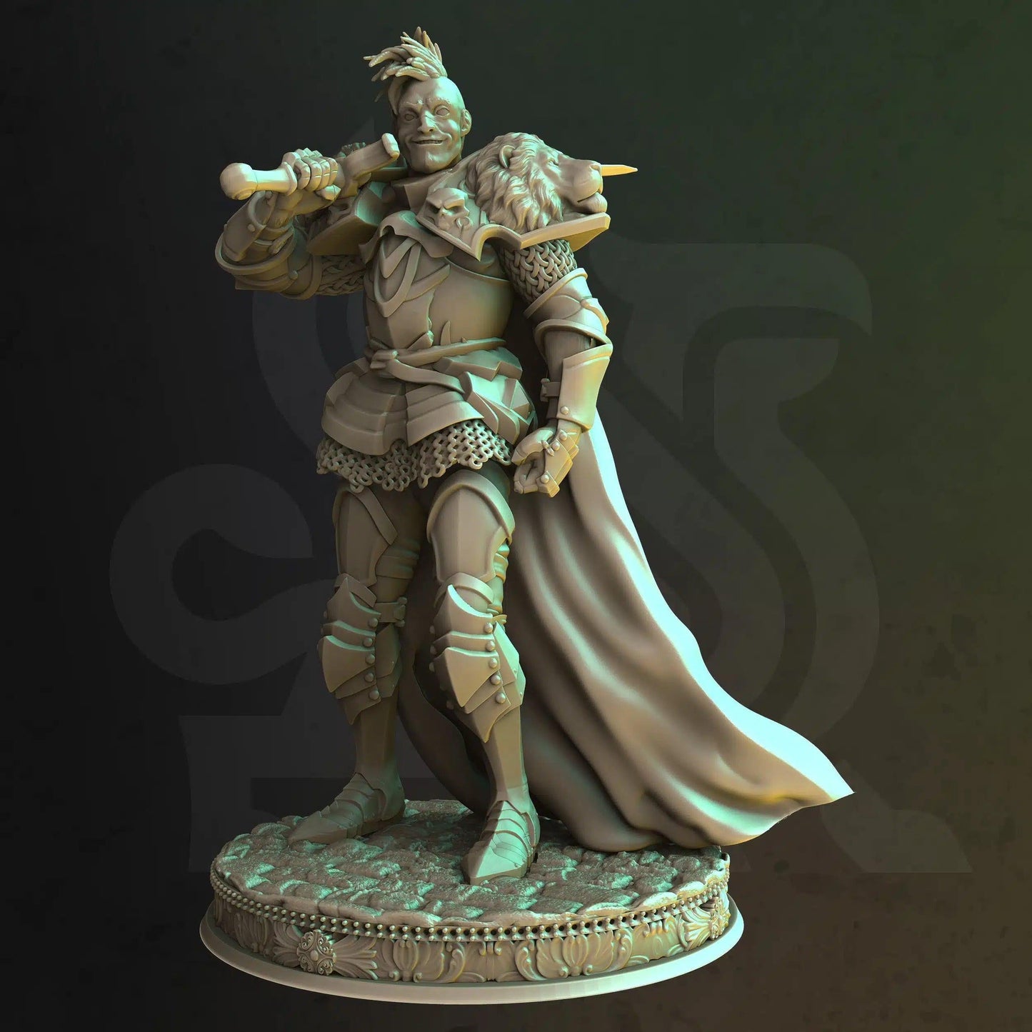 Champion Of The Claw – Pride - 3D Printed Fighter Character Miniature