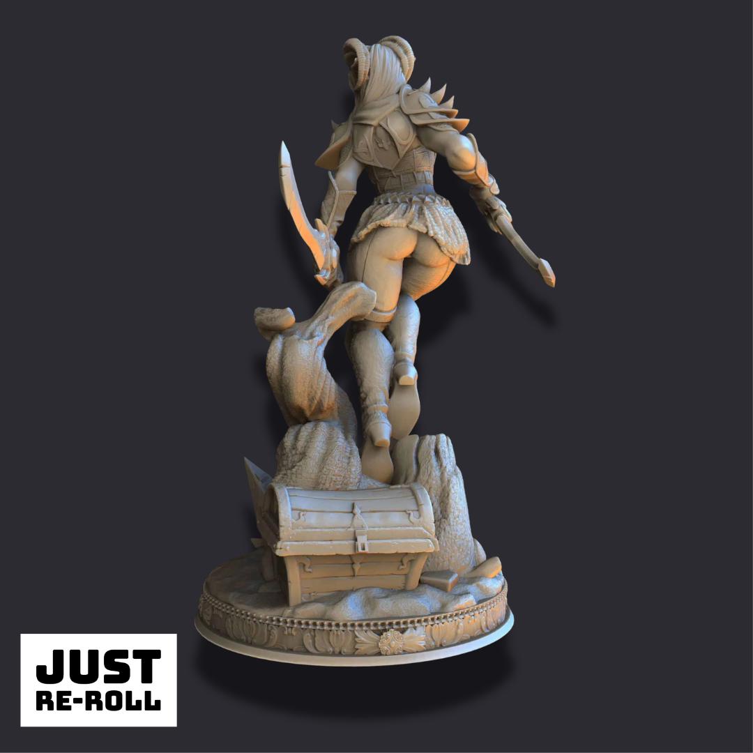 Master of Poisoned Talons – Orlena - 3D Printed Rogue Character Miniature