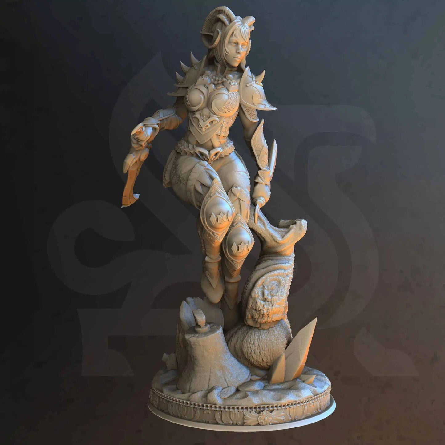 Master of Poisoned Talons – Orlena - 3D Printed Rogue Character Miniature