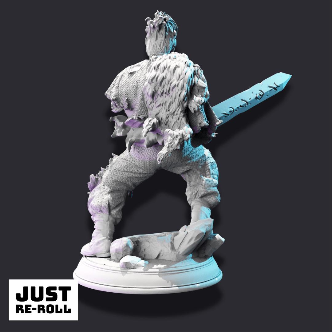 Bloodhunter Captain – Gaius - 3D Printed Fighter Character Miniature