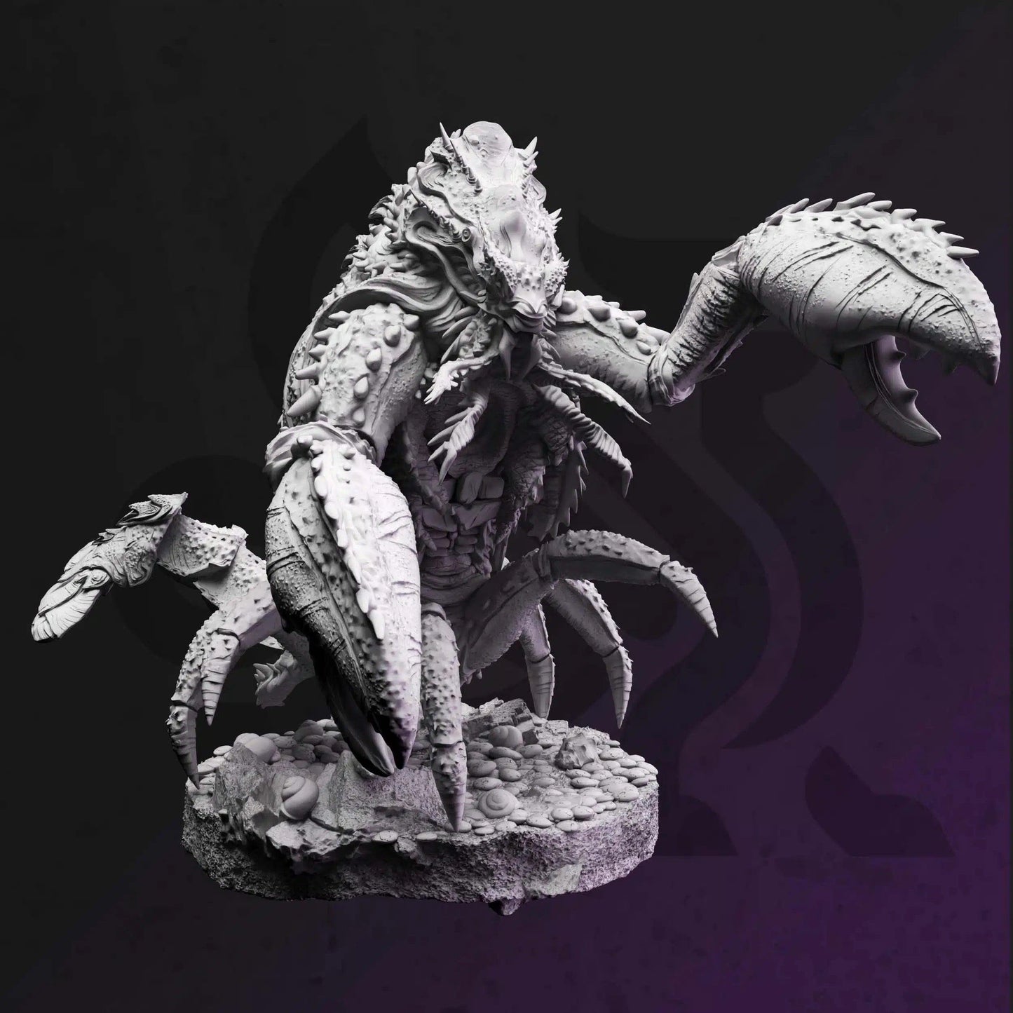 Ardolinth – Hardshell Abomination - 3D Printed Monster Character Miniature