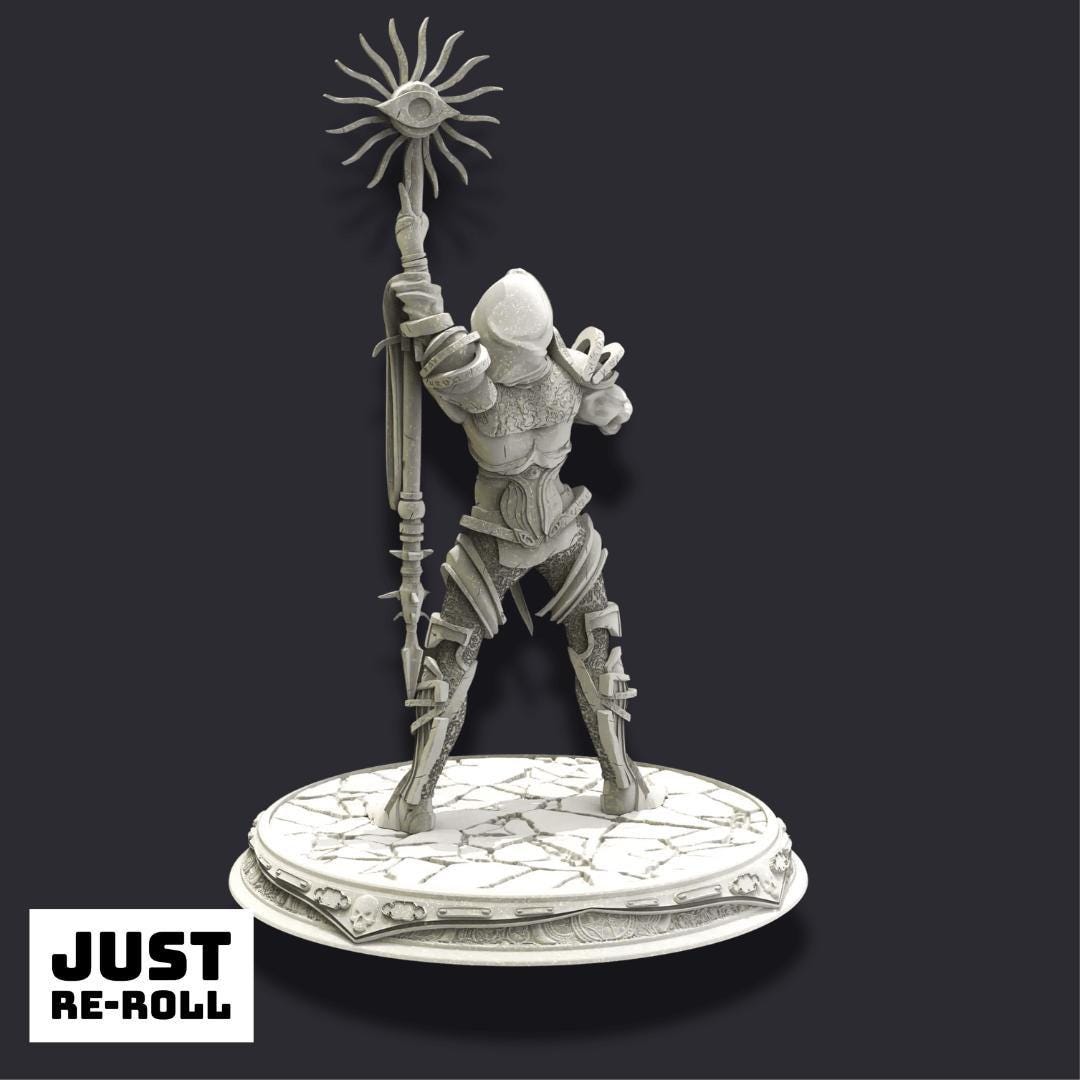 Seroca – Bearer of Secrets - 3D Printed Sorcerer Character Miniature