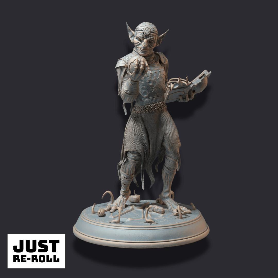 Mana Goblins - 3D Printed Monster Character Miniature