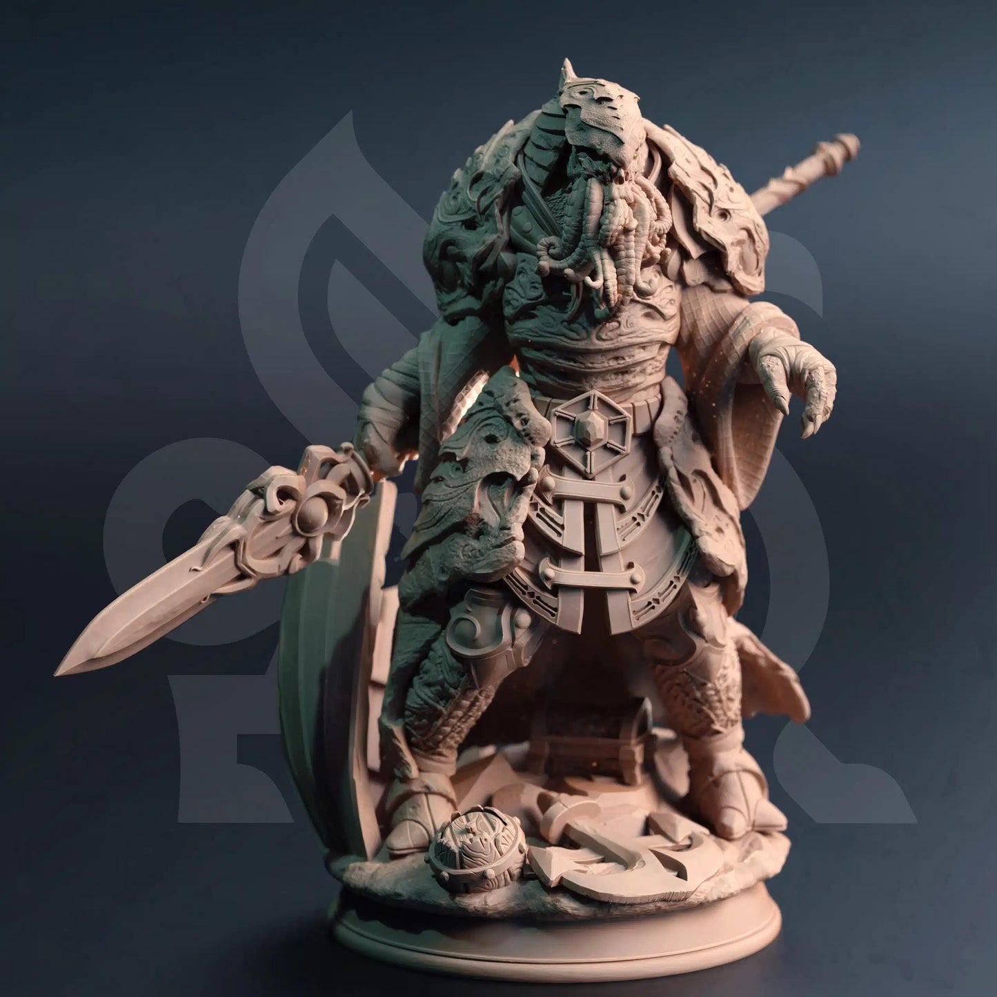 Ahznagol – Aberrant Guard - 3D Printed Monster Character Miniature