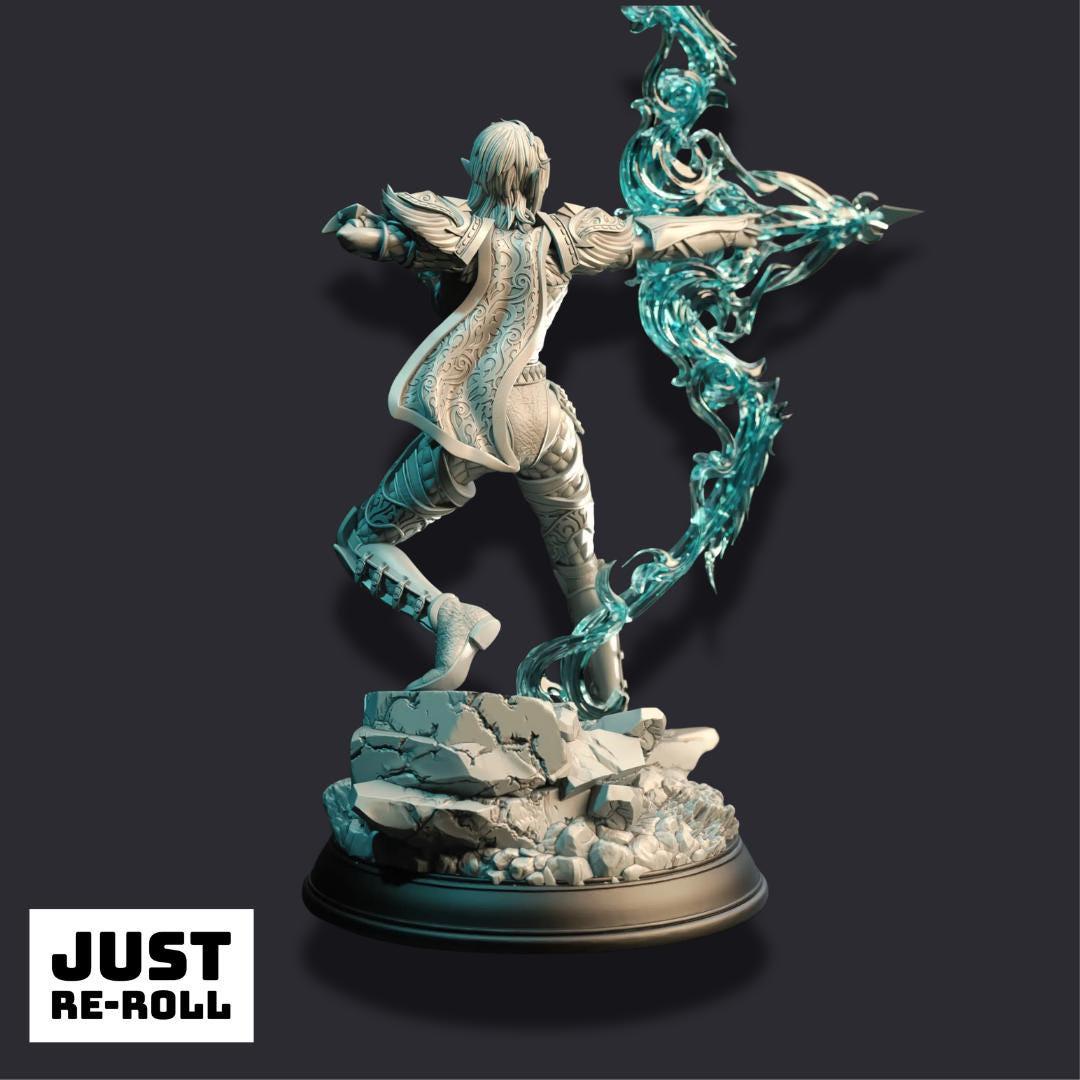 Eldiara – Brinilmin’s Archer - 3D Printed Ranger Character Miniature