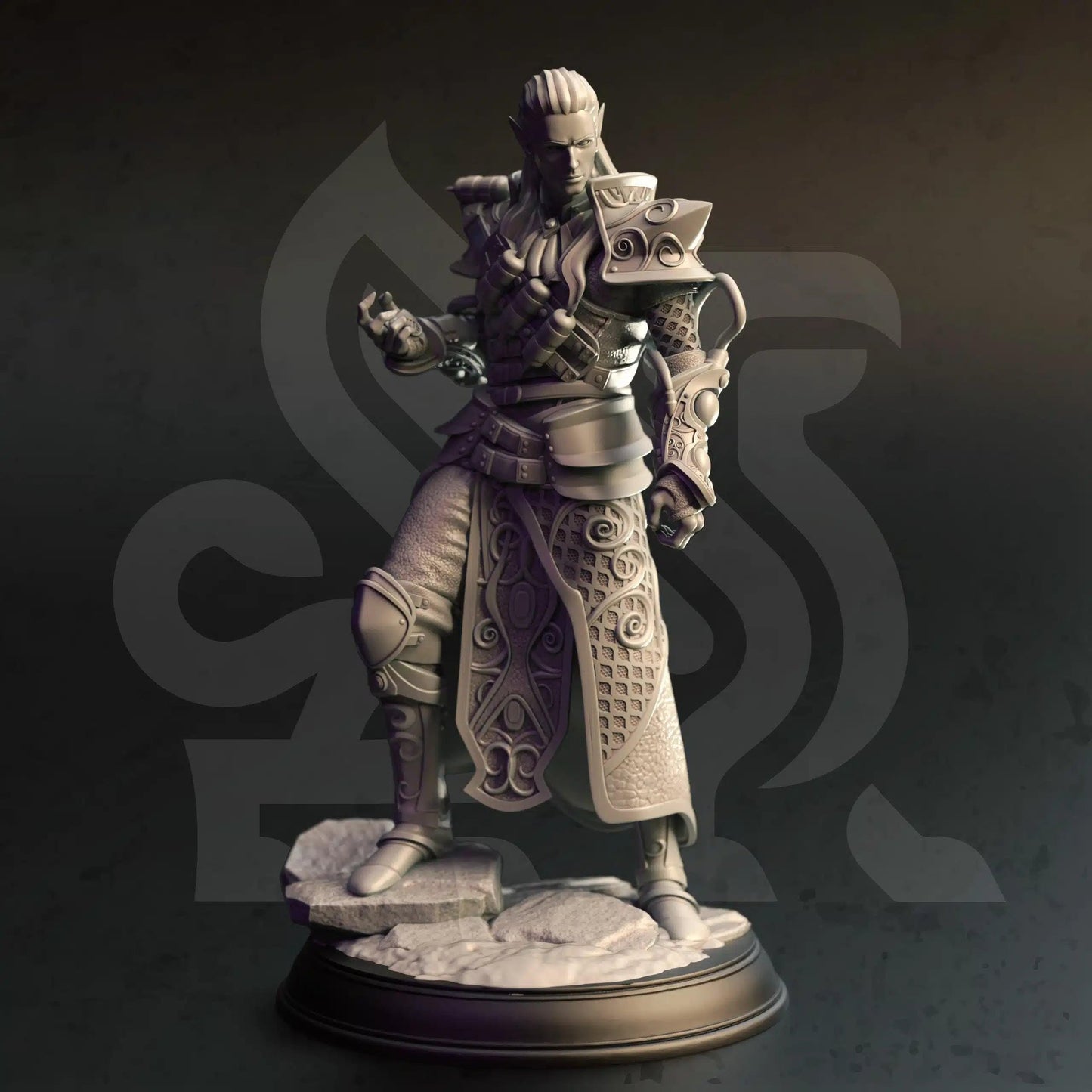 Netros of House Verani – Arcane Artificer - 3D Printed Artificer Character Miniature