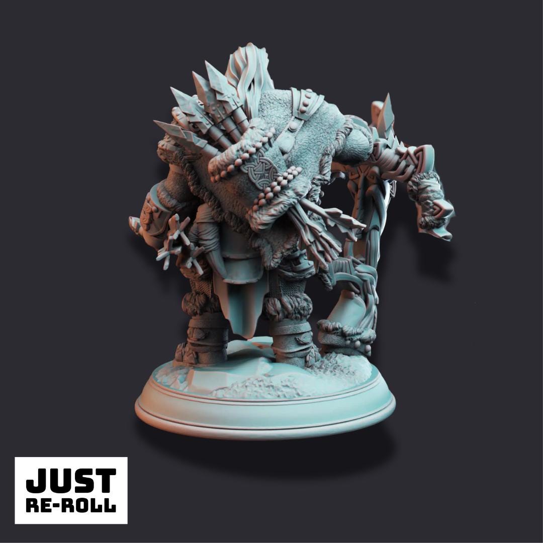 Telnam Gnik – The Big Game Hunter - 3D Printed Ranger Character Miniature