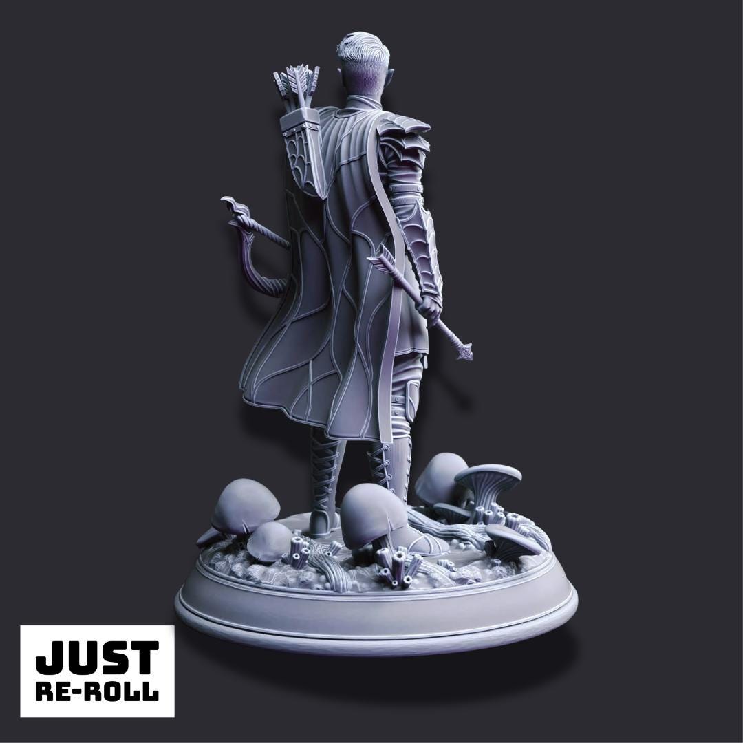 Irinax’s Chosen – Drow Soldiers - 3D Printed Fighter Character Miniature